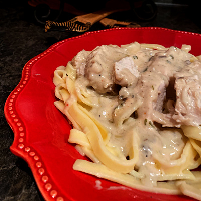 Creamy Chicken Over Country Pasta